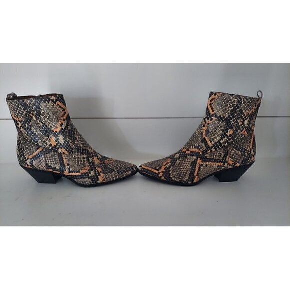 Circus NY by Sam Edelman Women's Snake Print Western Ankle Bootie/NWOB, Size 6M - Picture 4 of 12